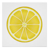 Sunshine Lemon Wall Art Perfect Poster (Voorkant)