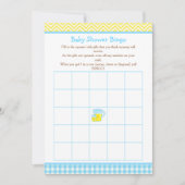 Sunshine & Lemonade Blauw & Geel Bingo Kaart (Voorkant)