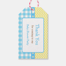 Sunshine & Lemonade Blauw & Geel Cadeau Label