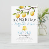 Sunshine Lemonade en Fun Boy's Birthday Party Kaart (Staand voorkant)