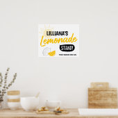 Sunshine Lemonade stand Birthday Party Poster (Keuken)