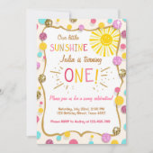 Sunshine Lemonade Verjaardagsfeestuitnodiging Kaart (Voorkant)