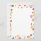 Sunshine limonade verjaardagsfeestje uitnodiging r (Achterkant)