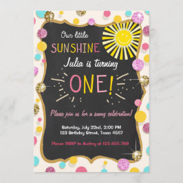 Sunshine limonade verjaardagsfeestje uitnodiging r