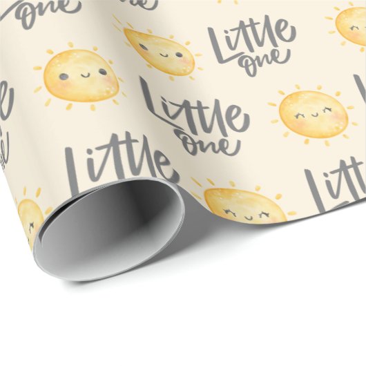 Sunshine Little One Baby shower inpakpapier (Rol Hoek)