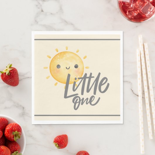 Sunshine Little One Baby shower Papier Servet (Insitu)