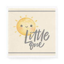 Sunshine Little One Baby shower Papier