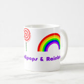 Sunshine Lollipops en Rainbows Koffiemok (Voorkant rechts)