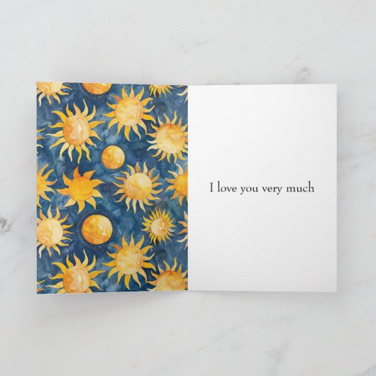 Sunshine Love Kaart (Binnen)