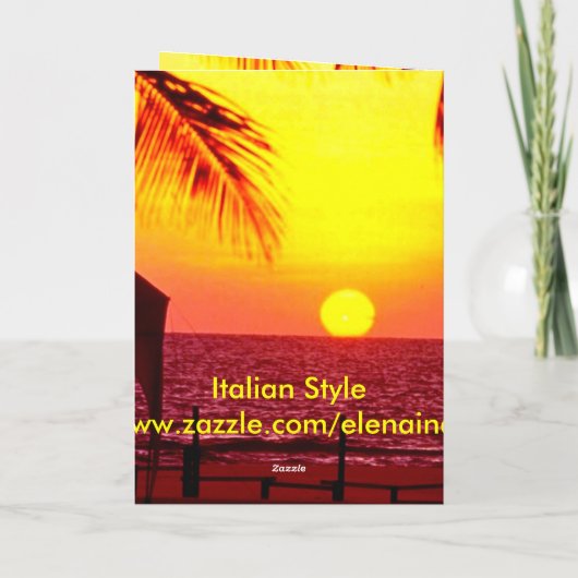 Sunshine Love Kaart (Achterkant)