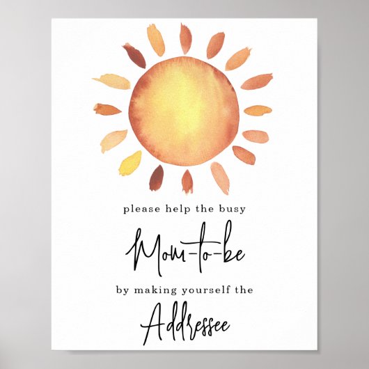 Sunshine Ma is degene voor wie ze bestemd zijn Poster (Voorkant)