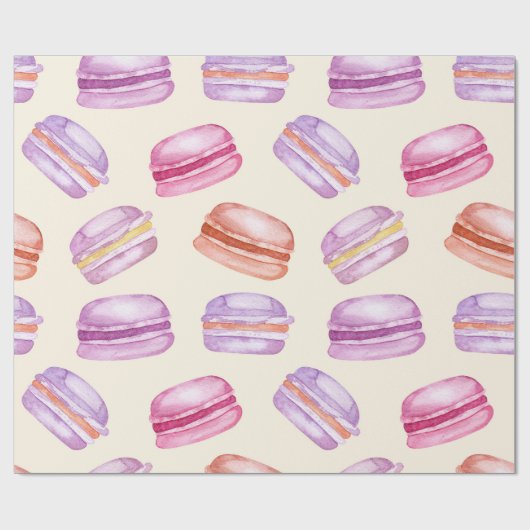 Sunshine Macarons Cadeaupapier (Vlak)