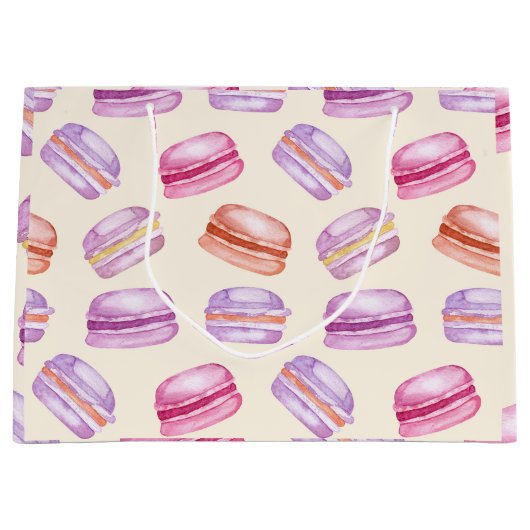 Sunshine Macarons Groot Cadeauzakje (Voorkant)