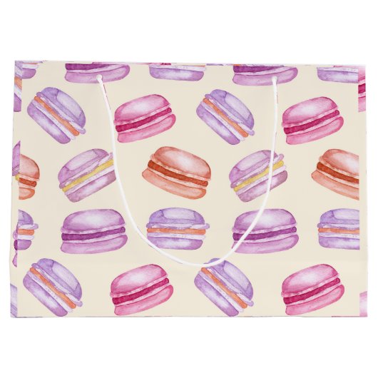 Sunshine Macarons Groot Cadeauzakje (Achterkant)