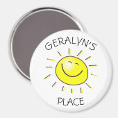 Sunshine Magnet (Voorkant / Achterkant)