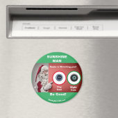 SUNSHINE MAN SANTA kijkt naar Magnet (Insitu (Vaatwasser))