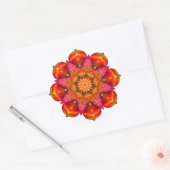 Sunshine Mandala Ronde Sticker (Envelop)