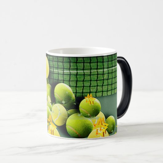 SUNSHINE MATCH accent kussen kleine geschenk tas Magische Mok (Voorkant rechts)