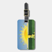 SUNSHINE MATCH accentkussen Bagagelabel (Voorkant verticaal)