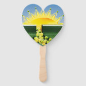 SUNSHINE MATCH accentkussen Handwaaier (Achterkant)