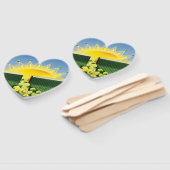 SUNSHINE MATCH accentkussen Handwaaier (Niet-gemonteerd)