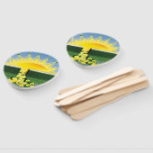 SUNSHINE MATCH accentkussen Handwaaier (Niet-gemonteerd)