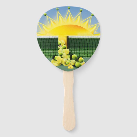 SUNSHINE MATCH accentkussen Handwaaier (Achterkant)