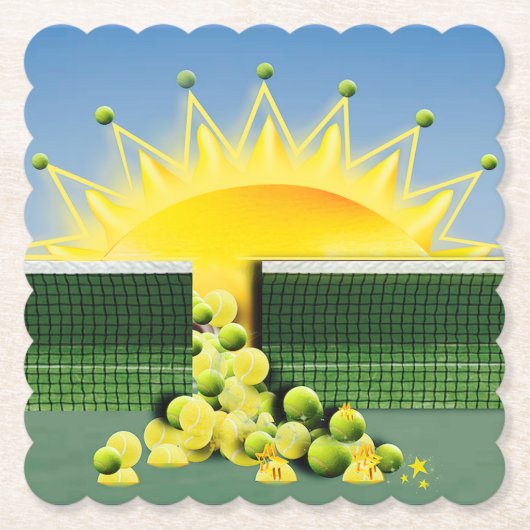 SUNSHINE MATCH KARTONNEN ONDERZETTERS (Voorkant)
