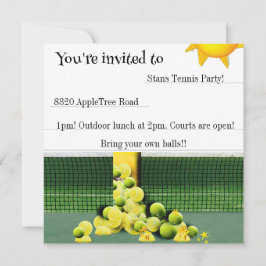 SUNSHINE MATCH Uitnodiging