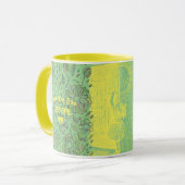 Sunshine Meisje Groen en Geel Mok (Voorkant links)