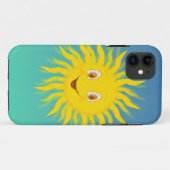 Sunshine met cirkelvormige lijnen Case-Mate iPhone case (Achterkant (horizontaal))