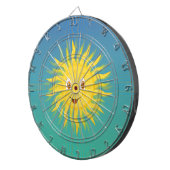 Sunshine met cirkelvormige lijnen dartbord (Voorkant Rechts)