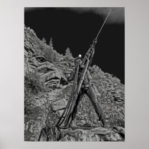 Sunshine Mine Fire Monument (Idaho) Poster