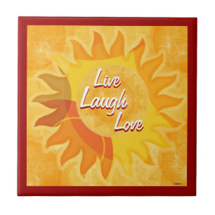 Sunshine Mix Live Laugh Love Tegel Tegeltje