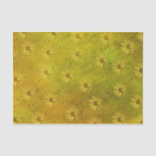 Sunshine Mixed Media Sierkussen Tissuepapier (Voorkant)