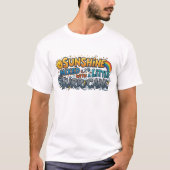 Sunshine Mixed With A Little Hurricane Funny Comic T-shirt (Voorkant)