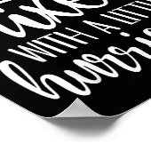 Sunshine Mixed With A Little Hurricane, Funny Quot Poster (Hoek)