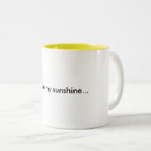 Sunshine mok (Voorkant rechts)