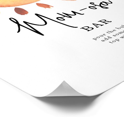 Sunshine mOM-osa bar Poster (Hoek)