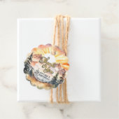 Sunshine Nature Mountains Birthday Party Thank You Bedankjes Labels (In situ)