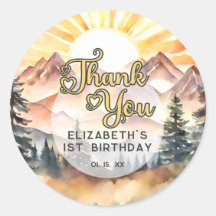 Sunshine Natuur Mountains Verjaardagsfeest Dank u