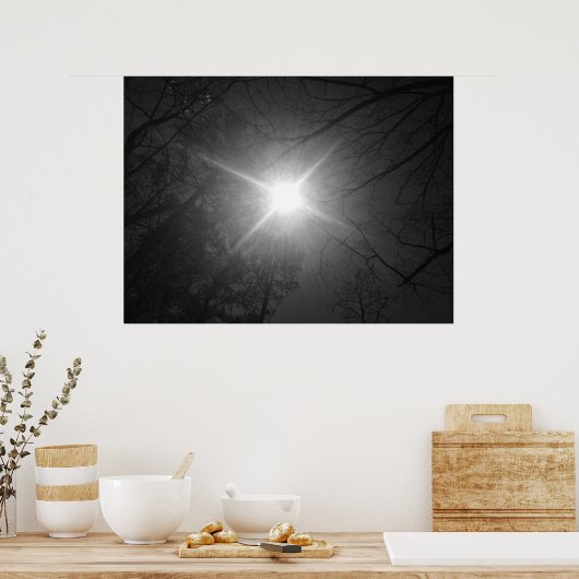 Sunshine - Noir Poster (Keuken)