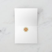 Sunshine Note-Kaart Kaart (Binnen)