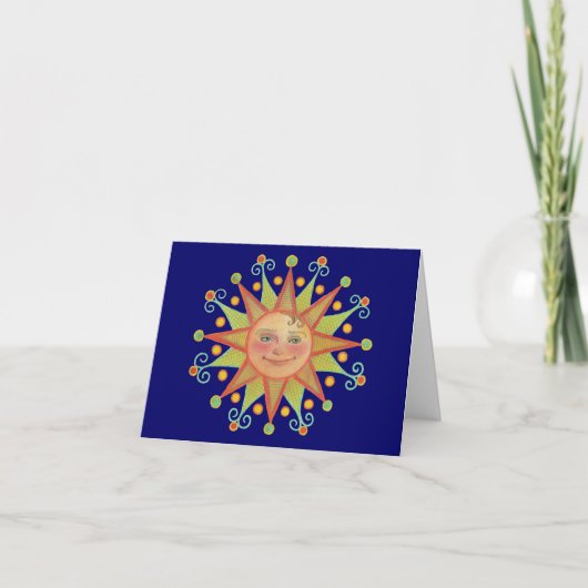 Sunshine Note-Kaart Kaart (Voorkant)