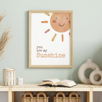 Sunshine Nursery Decor Wall Poster