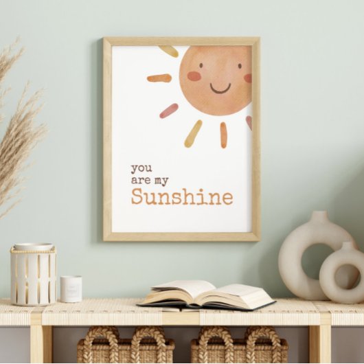 Sunshine Nursery Decor Wall Poster