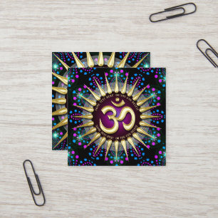Sunshine OM Energy Magical Light Geometry Square Vierkante Visitekaartje