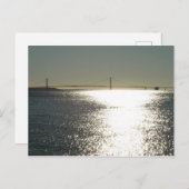 Sunshine on the Mackinac Bridge, Michigan Briefkaart (Voorkant / Achterkant)