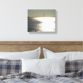 Sunshine on the Mackinac Bridge, Michigan Canvas Afdruk (Insitu (Slaapkamer))