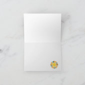 Sunshine One in de Sun Hippie Boho Retro Bedankt Notitiekaartje (Binnen)